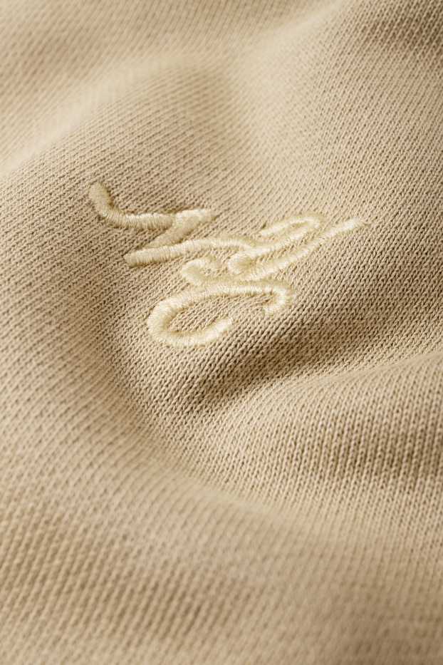 Men - Zip-through hoodie - beige