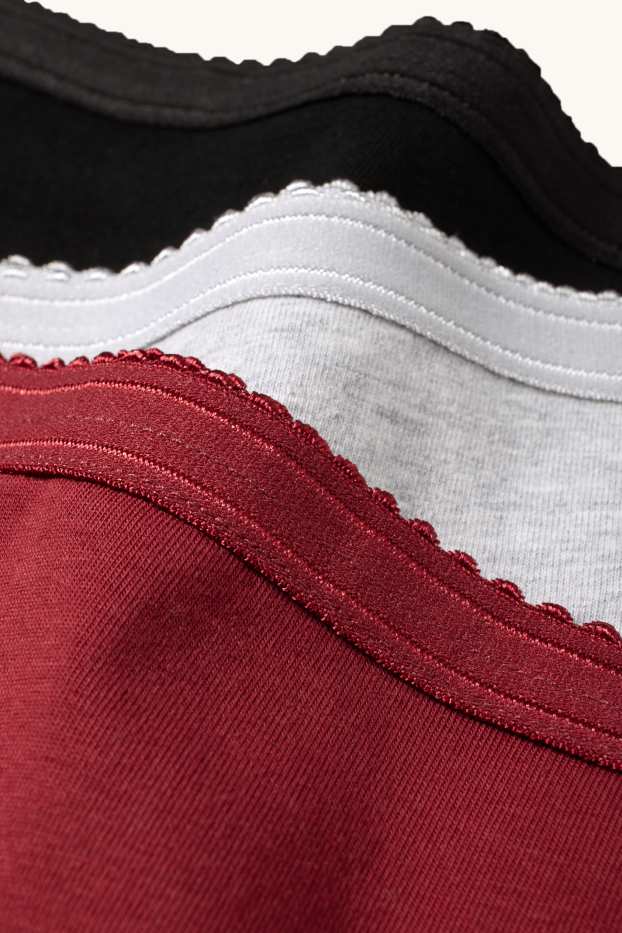 Dona - Paquet de 3 - calces - negre