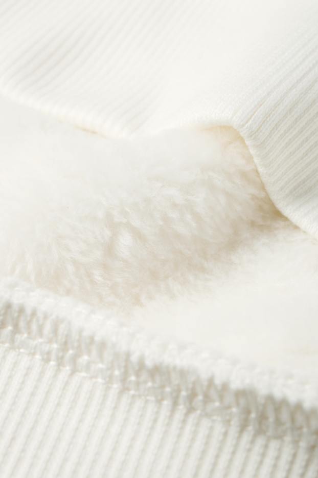 Enfants filles - Pingouin - ensemble - sweat et sac à bandoulière - 2 pièces - blanc crème