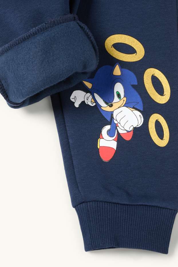 Enfants garçons - Sonic - pantalon de jogging - bleu foncé