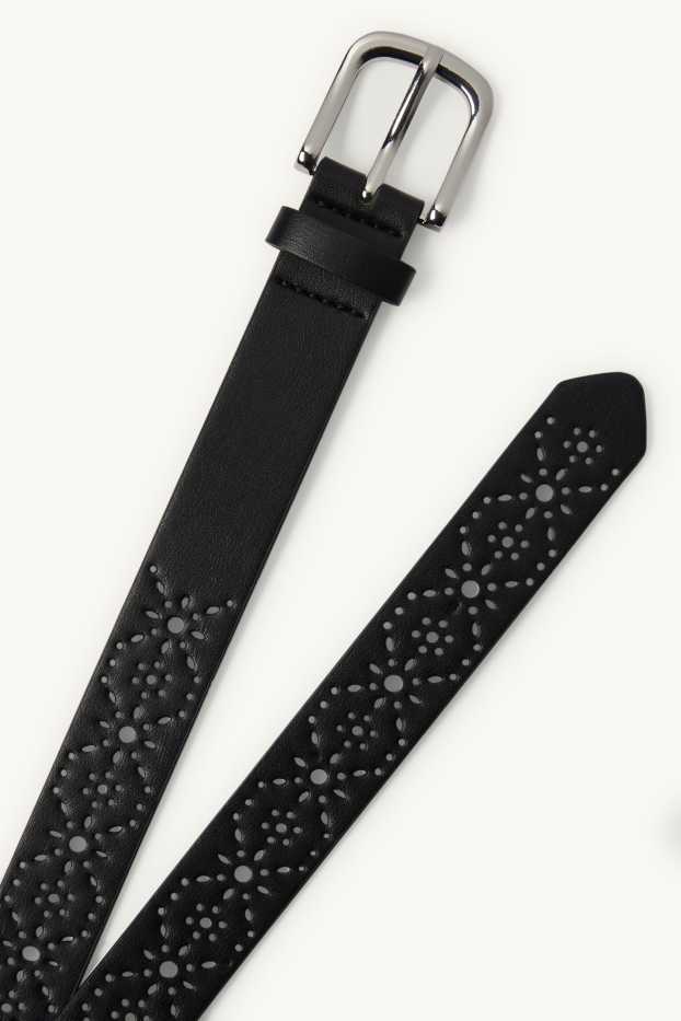 Dona - Cinturó - pell sintètica - negre