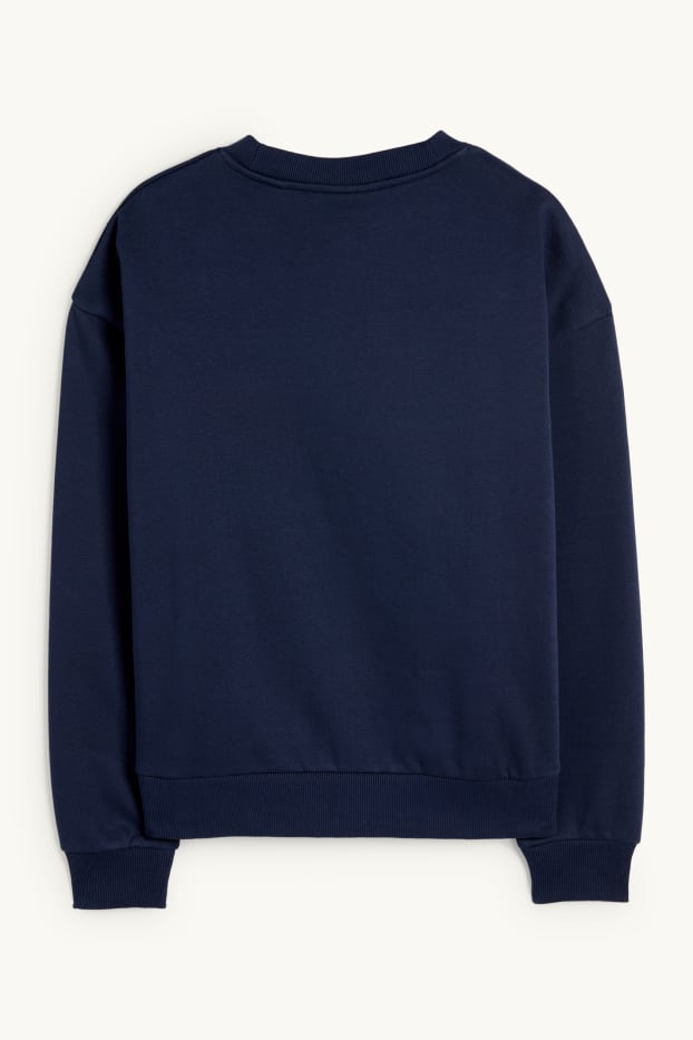 Femei - Bluză de molton - Mickey Mouse - albastru închis