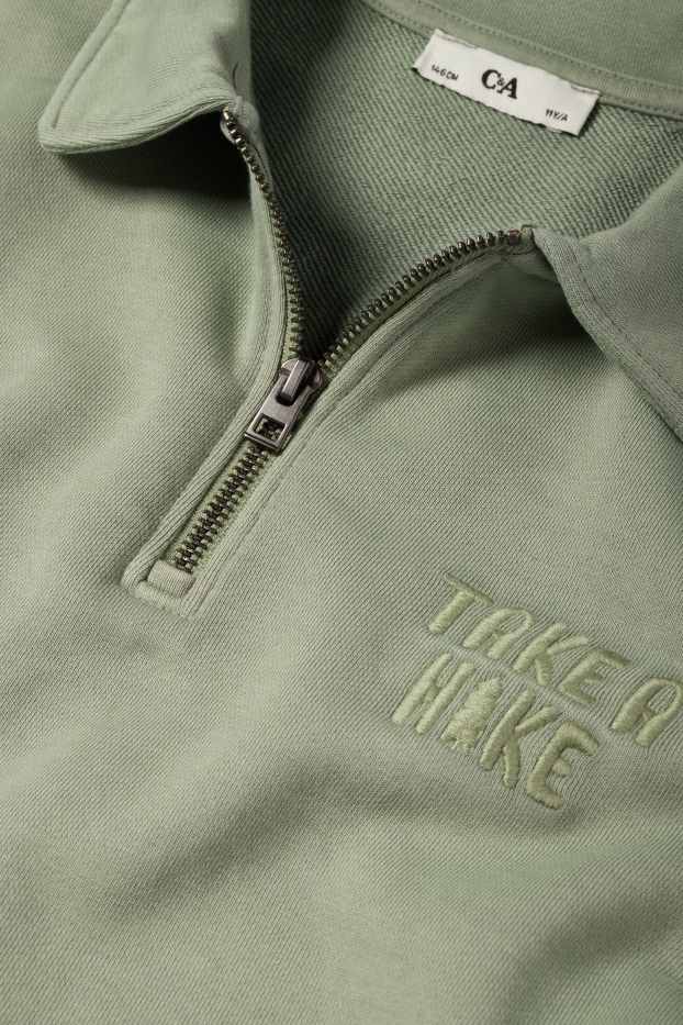 Copii - Băieți - Bluză de molton - verde