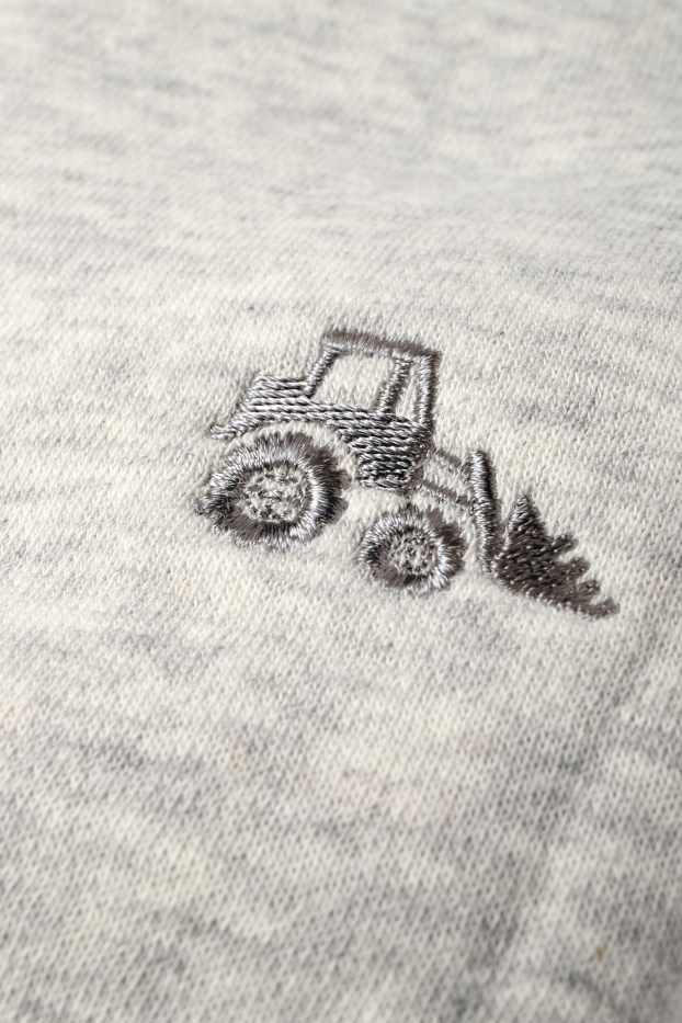 Nen - Excavadora - pantalons de xandall - gris clar jaspiat