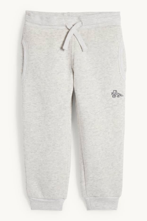 Nen - Excavadora - pantalons de xandall - gris clar jaspiat