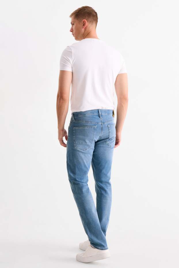 Men - Slim tapered jeans - Flex jog denim - LYCRA® - denim-light blue