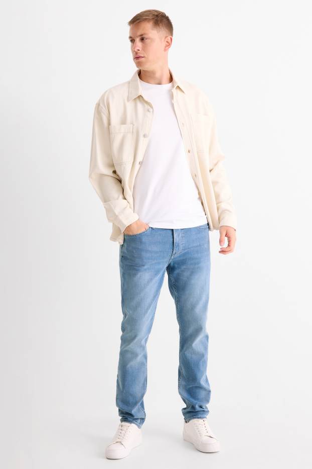 Men - Slim tapered jeans - Flex jog denim - LYCRA® - denim-light blue