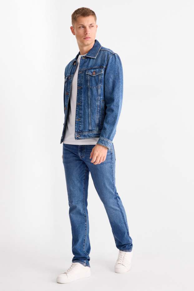Men - Straight jeans - LYCRA® - blue denim