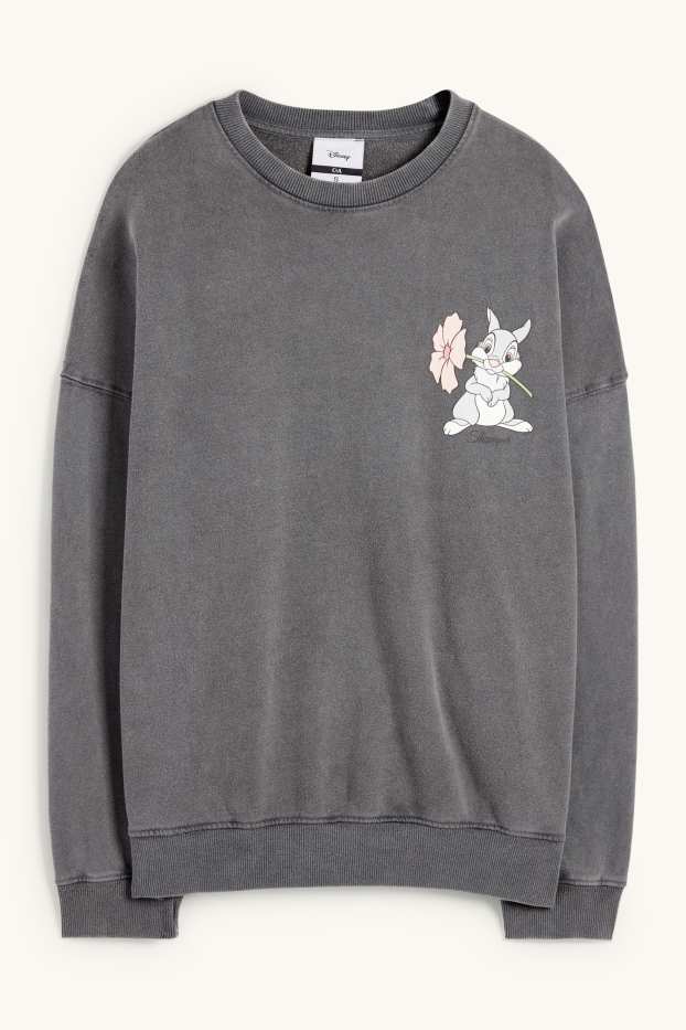 Femei - Bluză de molton - Bambi - gri