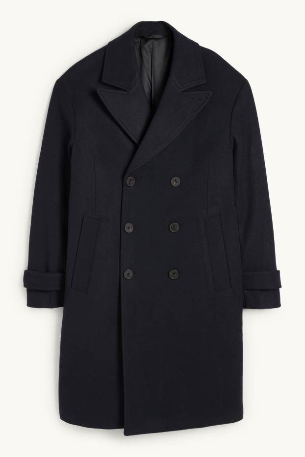 Herren - Mantel - dunkelblau