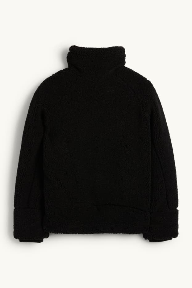 Femmes - Veste en peluche - noir