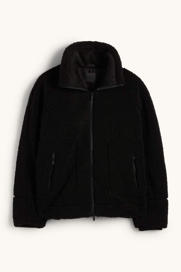 Femmes - Veste en peluche - noir