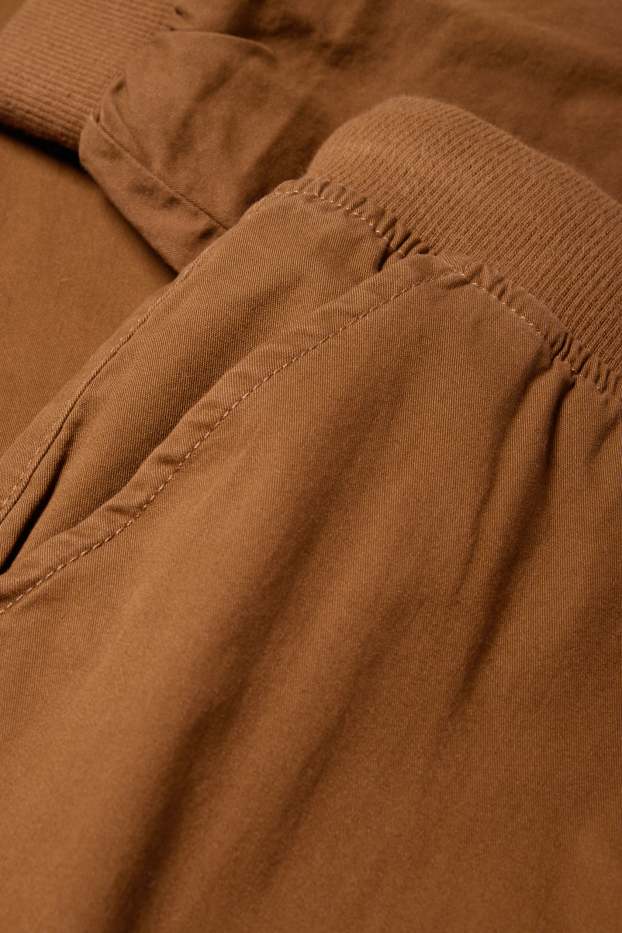 Enfants garçons - Pantalon cargo chaud - marron
