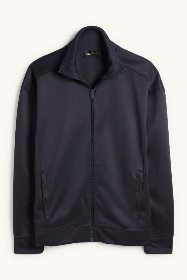 Men - Technical zip-through sweatshirt - dark blue