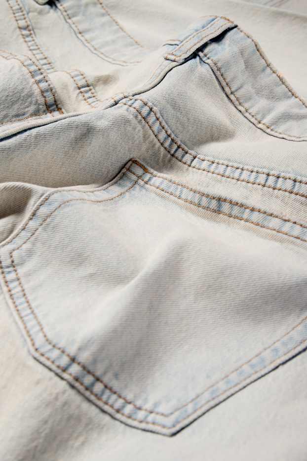 Femmes - Wide leg jean - low waist - jean bleu clair