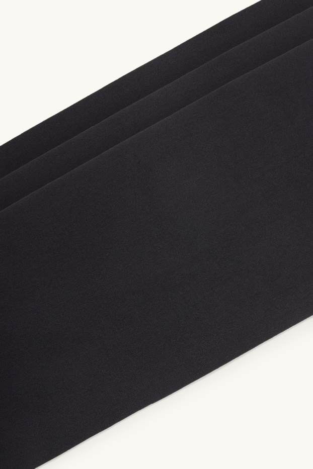 Donna - Confezione da 3 - gambaletti fini - LYCRA® - 20 DEN - nero