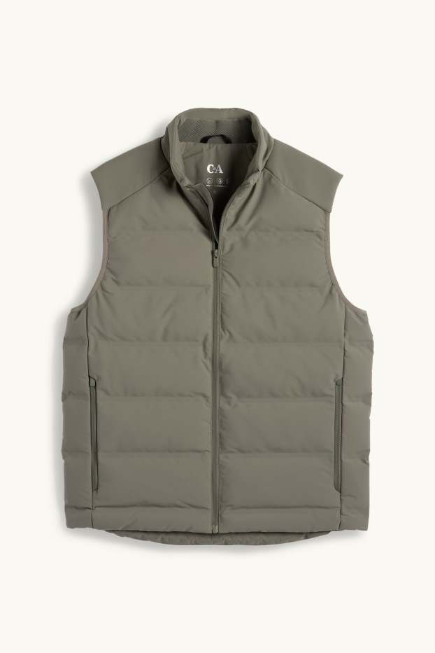 Heren - Bodywarmer - waterafstotend - groen