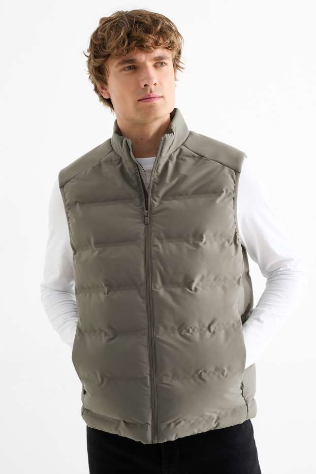 Heren - Bodywarmer - waterafstotend - groen