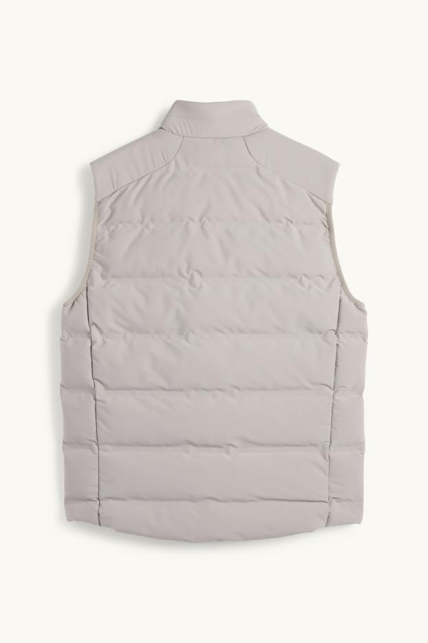 Heren - Bodywarmer - waterafstotend - lichtgrijs