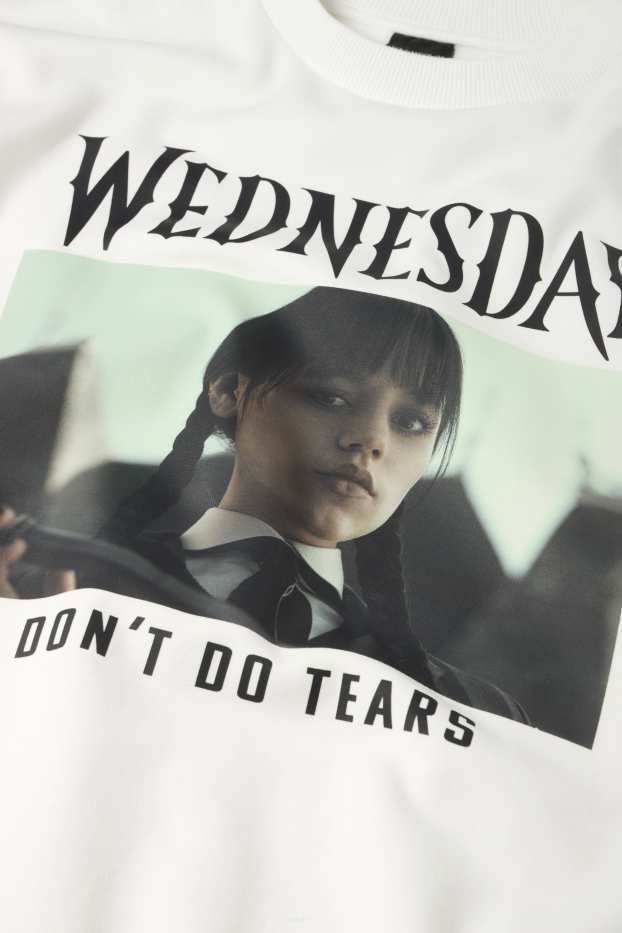 Femmes - Wednesday - sweat - blanc