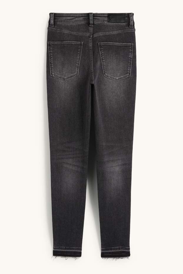 Femmes - Skinny jean - high waist - LYCRA® ADAPTIV Fiber - jean gris