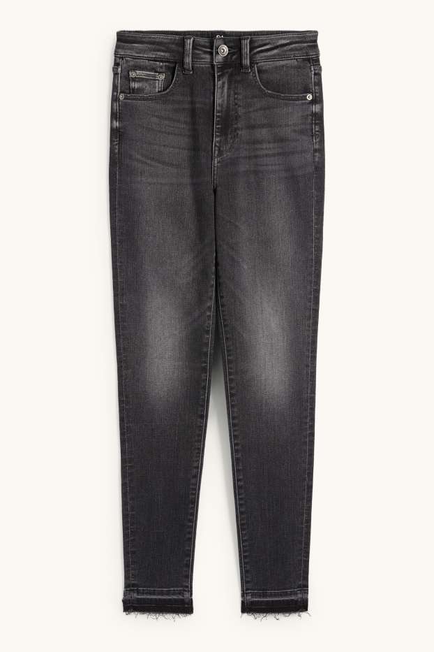 Femmes - Skinny jean - high waist - LYCRA® ADAPTIV Fiber - jean gris