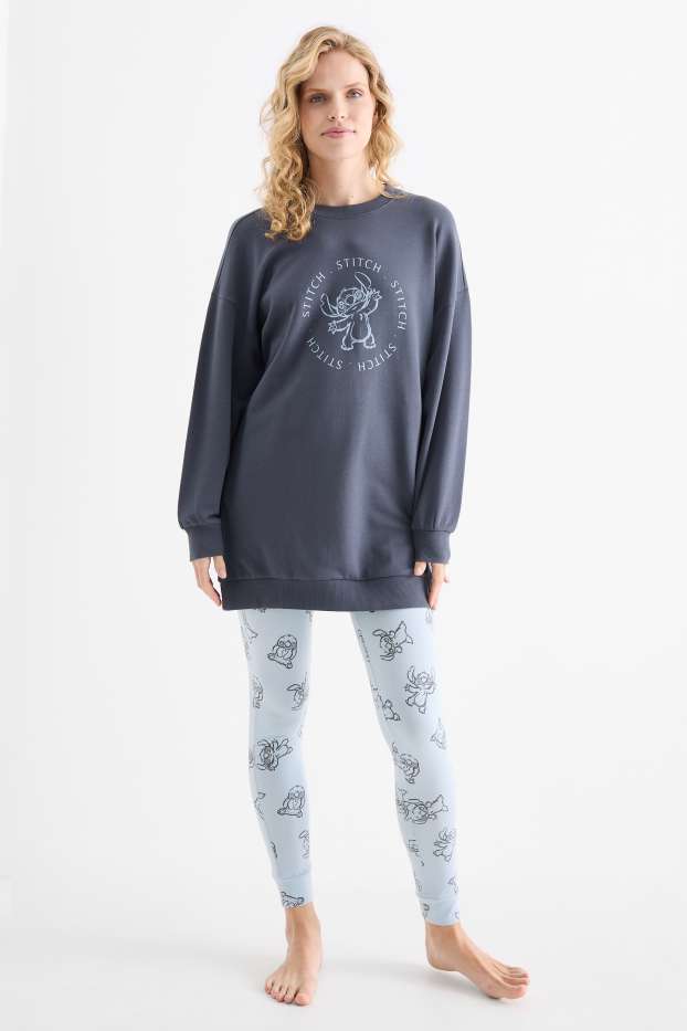 Donna - Pigiama - Lilo & Stitch - blu scuro