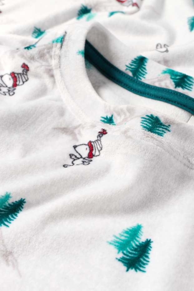 Donna - Camicia da notte - Snoopy - grigio chiaro melange