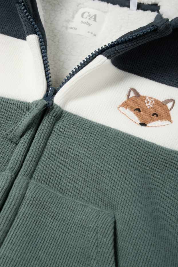 Nadó nen - Guineu - dessuadora oberta - blau fosc