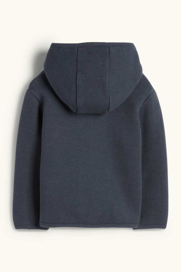 Nadó nen - Guineu - dessuadora oberta - blau fosc