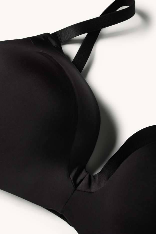 Femmes - Soutien-gorge d'allaitement sans armatures - ampliforme - noir