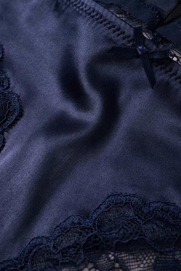 Femmes - String - bleu foncé