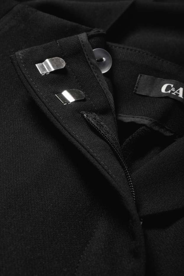 Mujer - Pantalón de oficina - high waist - wide leg - negro