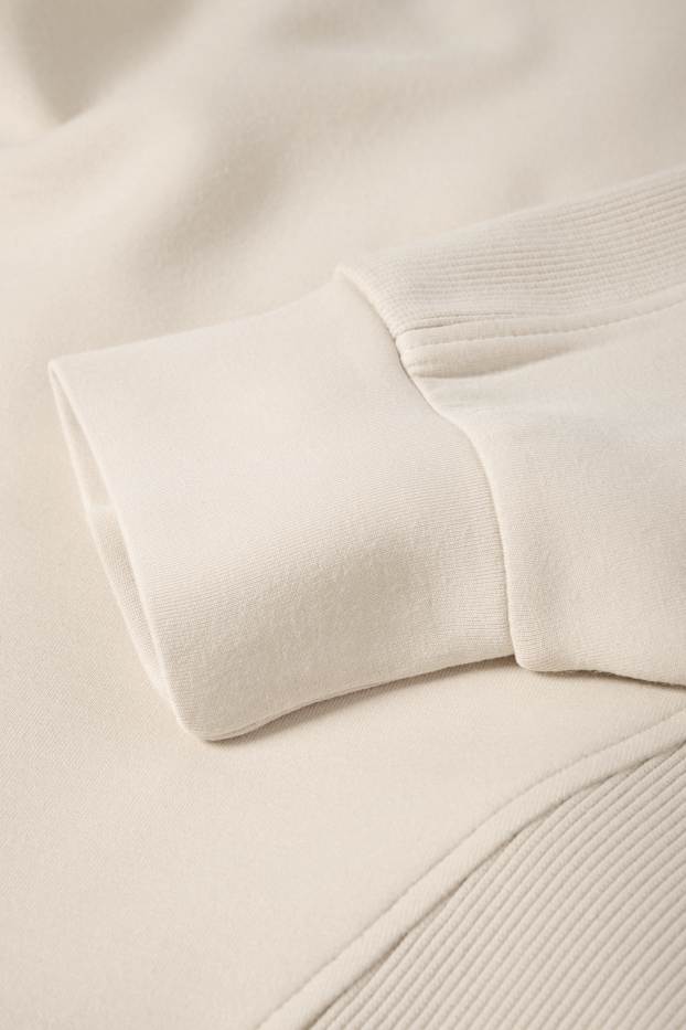 Damen - Sport-Sweatshirt - Yoga - hellbeige