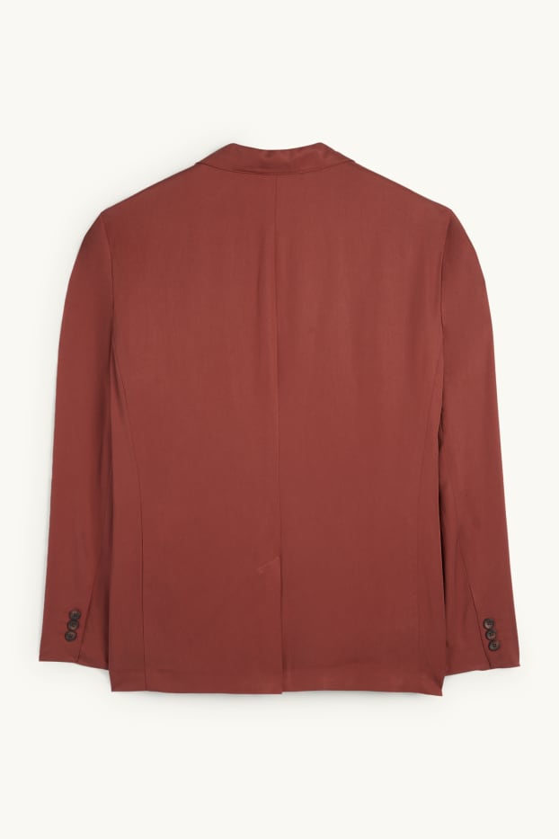 Hommes - Veste de costume - oversize - rouille