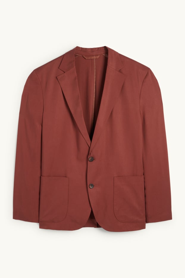 Hommes - Veste de costume - oversize - rouille