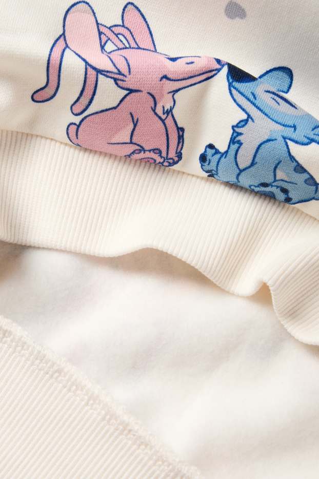 Bambine - Confezione da 2 - Lilo & Stitch - felpa - rosa