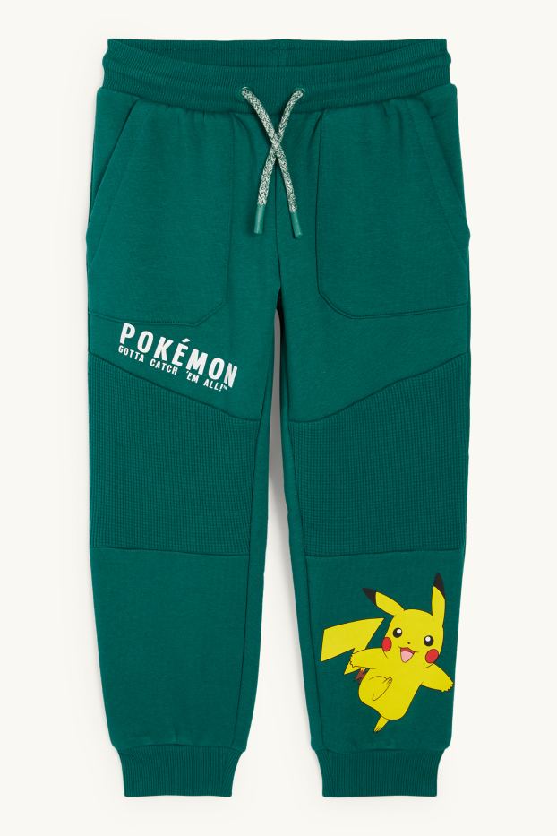 Enfants garçons - Pokémon - Pikachu - pantalon de jogging - vert