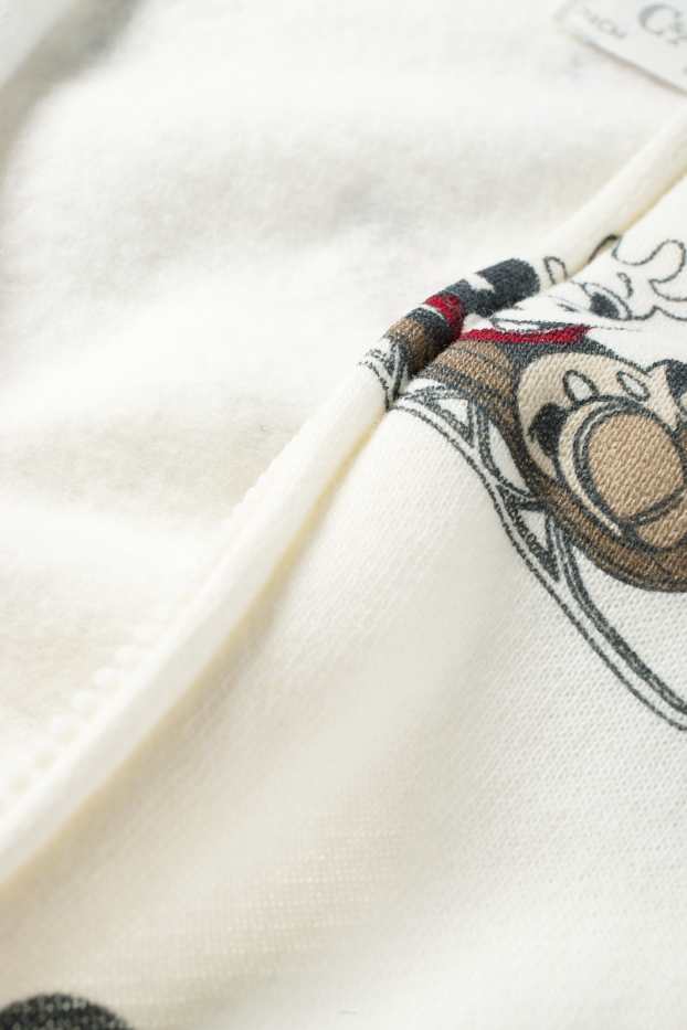 Baby Buben - Micky Maus - Baby-Overall - cremeweiß