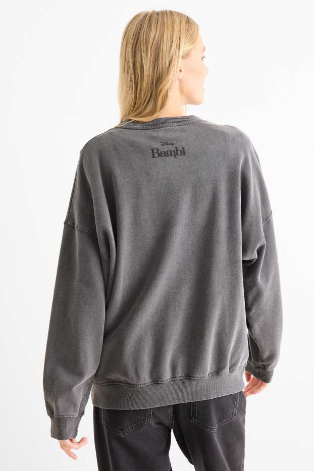 Femei - Bluză de molton - Bambi - gri