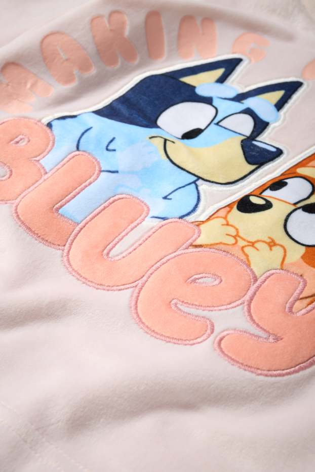 Kinder Mädchen - Bluey - Winterpyjama - 2 teilig - rosa