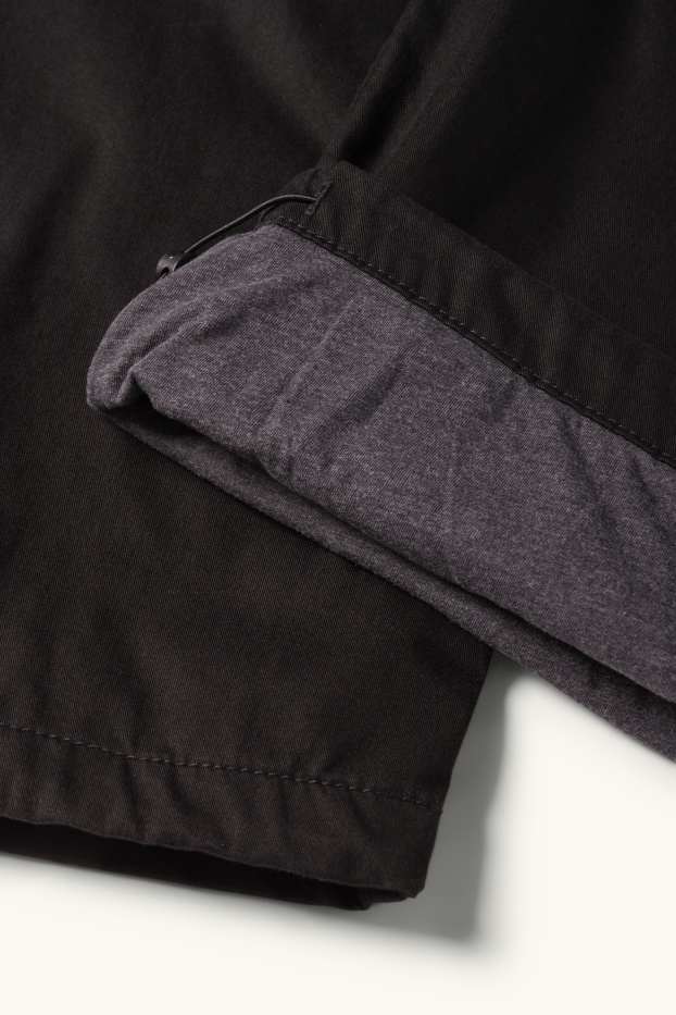 Herren - Thermo-Cargohose - schwarz