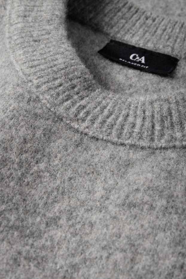 Uomo - Maglione - grigio chiaro melange