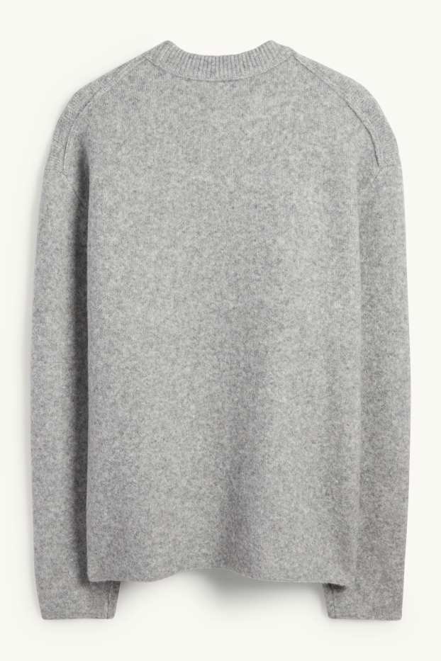 Uomo - Maglione - grigio chiaro melange