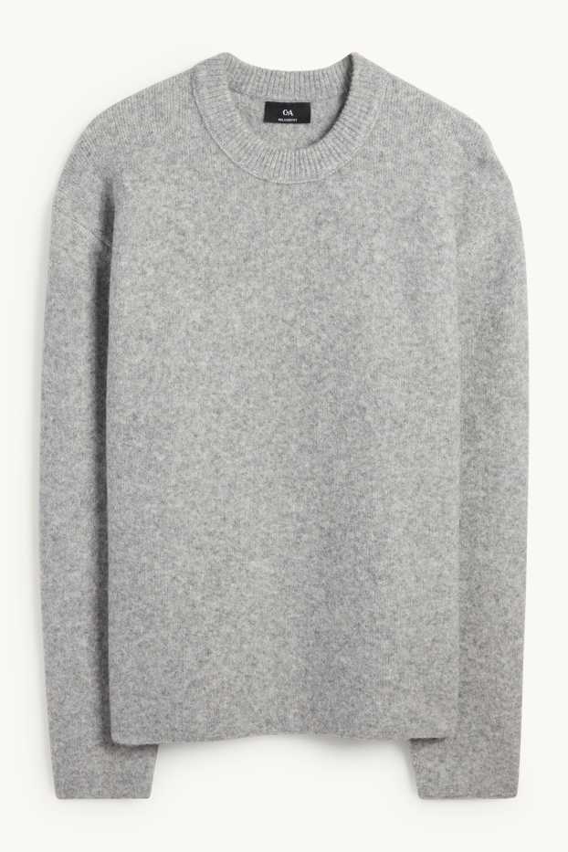 Uomo - Maglione - grigio chiaro melange