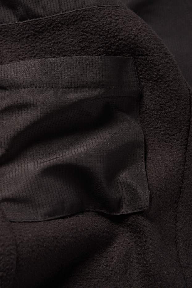 Enfants garçons - Pantalon de jogging cargo en polaire - noir