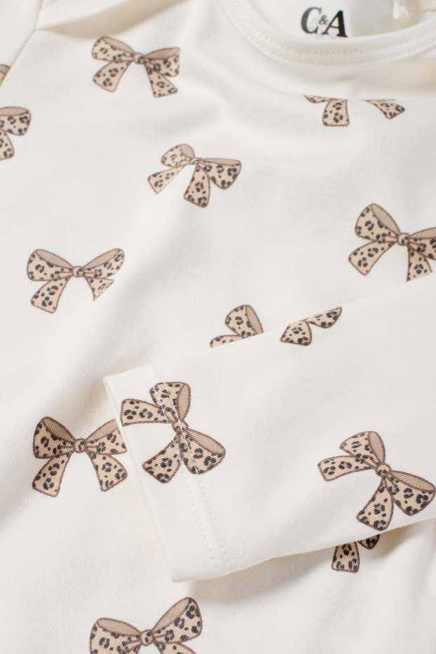 Neonate - Fiocco - body per neonate - bianco crema