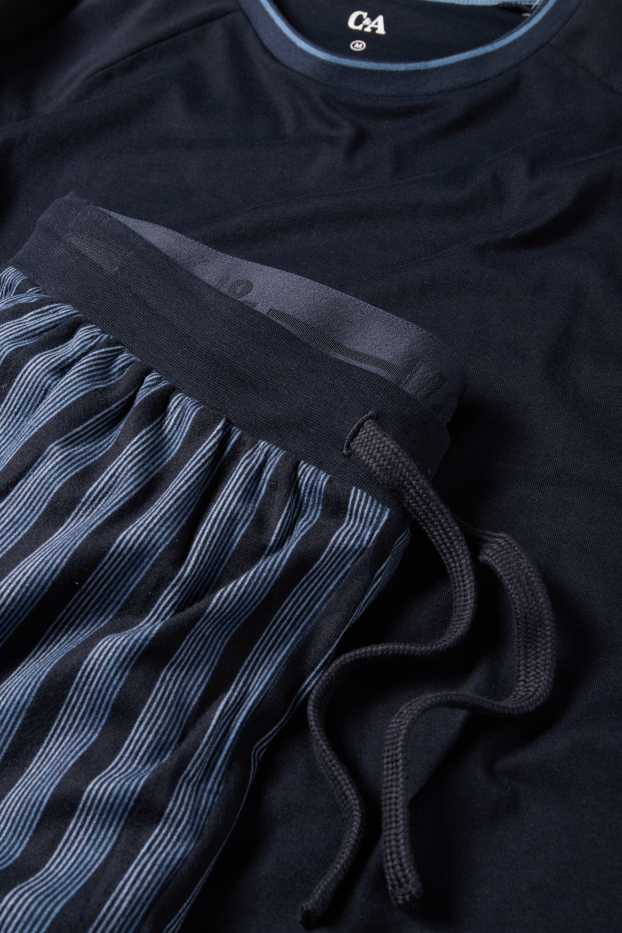 Herren - Pyjama - dunkelblau