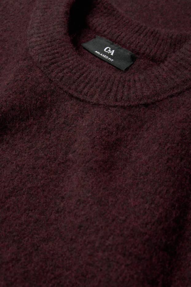 Herren - Pullover - bordeaux