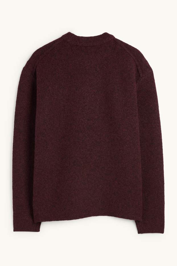 Herren - Pullover - bordeaux